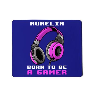 Aurelia Born To Be A Gamer Personalized Gift Mousepad