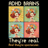 Adhd Brains Theyre Real And Theyre Spectacular Neurodiversity USA-Made Doggie Bandana