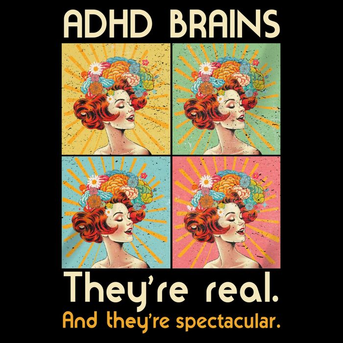 Adhd Brains Theyre Real And Theyre Spectacular Neurodiversity USA-Made Doggie Bandana