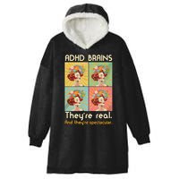 Adhd Brains Theyre Real And Theyre Spectacular Neurodiversity Hooded Wearable Blanket