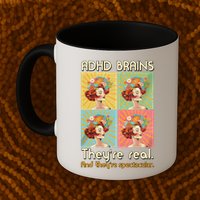 Adhd Brains Theyre Real And Theyre Spectacular Neurodiversity Mug