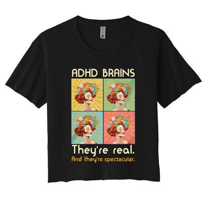 Adhd Brains Theyre Real And Theyre Spectacular Neurodiversity Crop Top