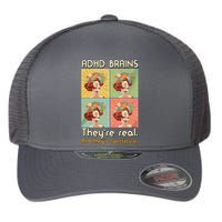 Adhd Brains Theyre Real And Theyre Spectacular Neurodiversity Flexfit Unipanel Trucker Cap