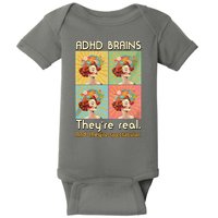 Adhd Brains Theyre Real And Theyre Spectacular Neurodiversity Baby Bodysuit