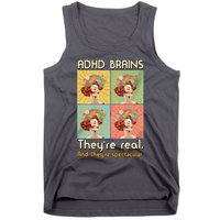 Adhd Brains Theyre Real And Theyre Spectacular Neurodiversity Tank Top