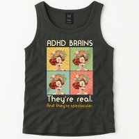 Adhd Brains Theyre Real And Theyre Spectacular Neurodiversity Tank Top