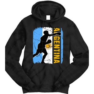 Argentinian Boxing Team Argentina Flag Boxing Gloves Tie Dye Hoodie