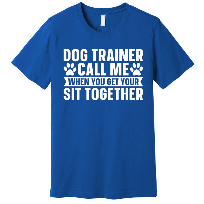 Animal Behaviorist Training Gift Dog Trainer Gift Premium T-Shirt