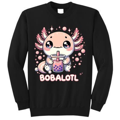 Axolotl Boba Tea Kawaii Anime Cute Sweatshirt