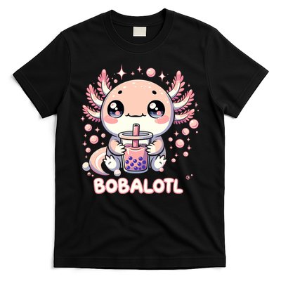 Axolotl Boba Tea Kawaii Anime Cute T-Shirt