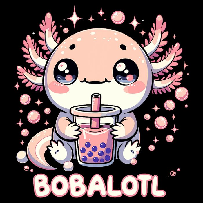Axolotl Boba Tea Kawaii Anime Cute Backpack