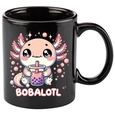 Axolotl Boba Tea Kawaii Anime Cute 11oz C Handle Ceramic Mug