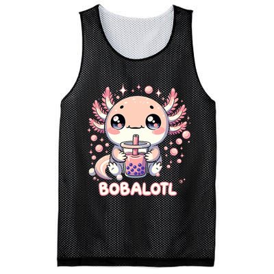 Axolotl Boba Tea Kawaii Anime Cute Mesh Reversible Basketball Jersey Tank