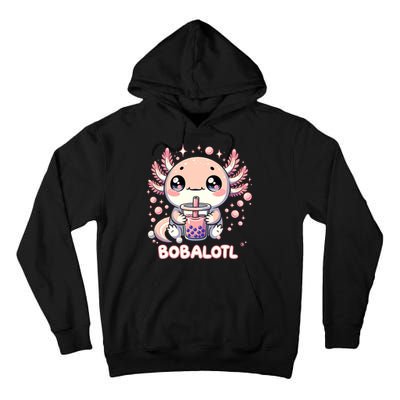 Axolotl Boba Tea Kawaii Anime Cute Tall Hoodie