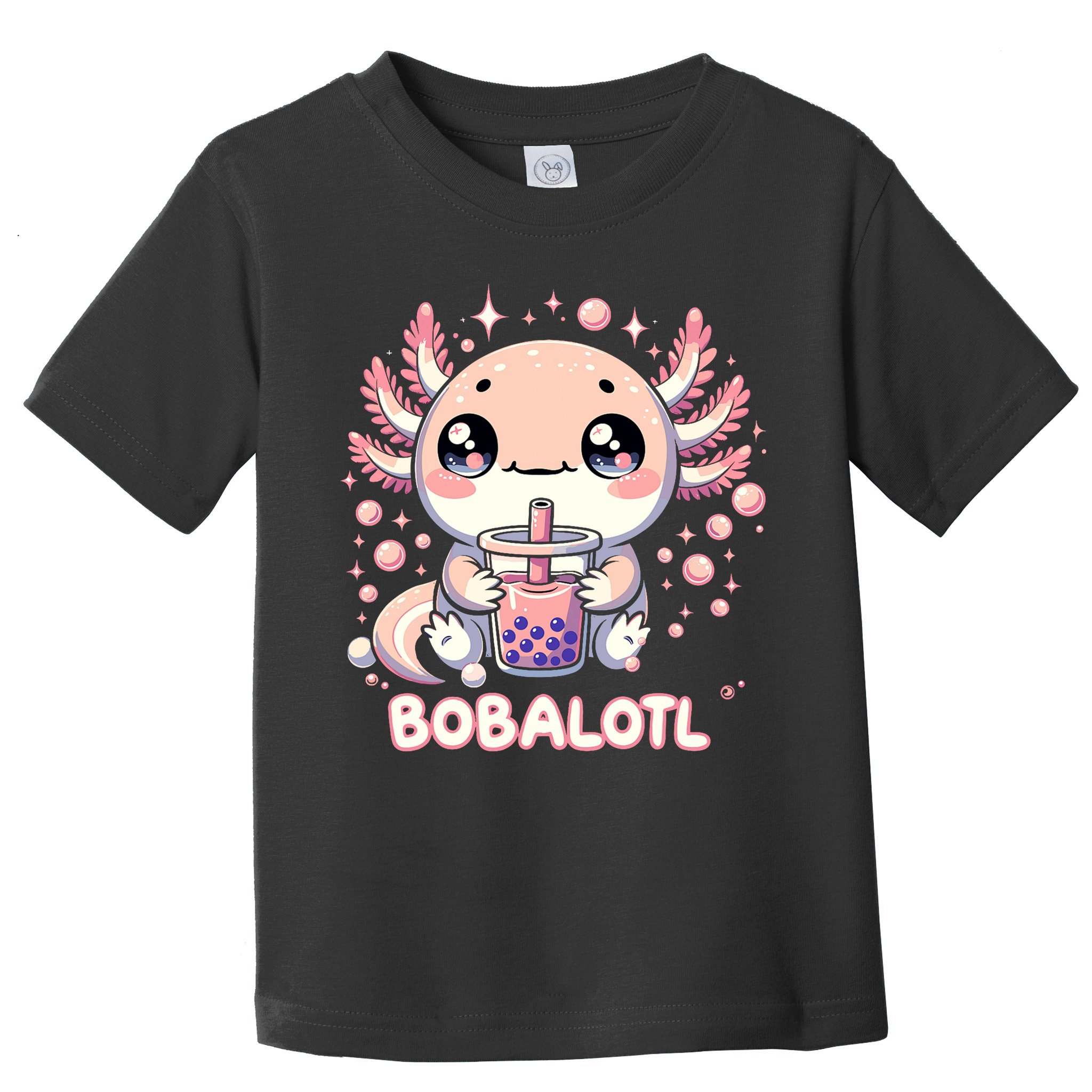 Axolotl Boba Tea Kawaii Anime Cute Toddler T-Shirt