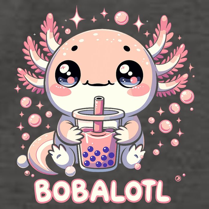 Axolotl Boba Tea Kawaii Anime Cute Vector Backpack