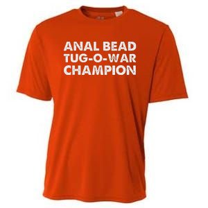 Anal Bead Tug O War Champion Cooling Performance Crew T-Shirt