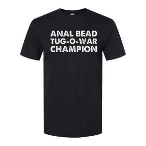 Anal Bead Tug O War Champion Softstyle CVC T-Shirt