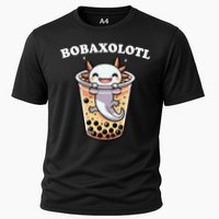 Axolotl Boba Tea Bubble Tea Milk Tea Anime Axolotl Funny Cooling Performance Crew T-Shirt