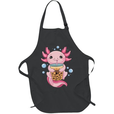 Axolotl Boba Tea Bubble Tea Kawaii Axolotl Apron