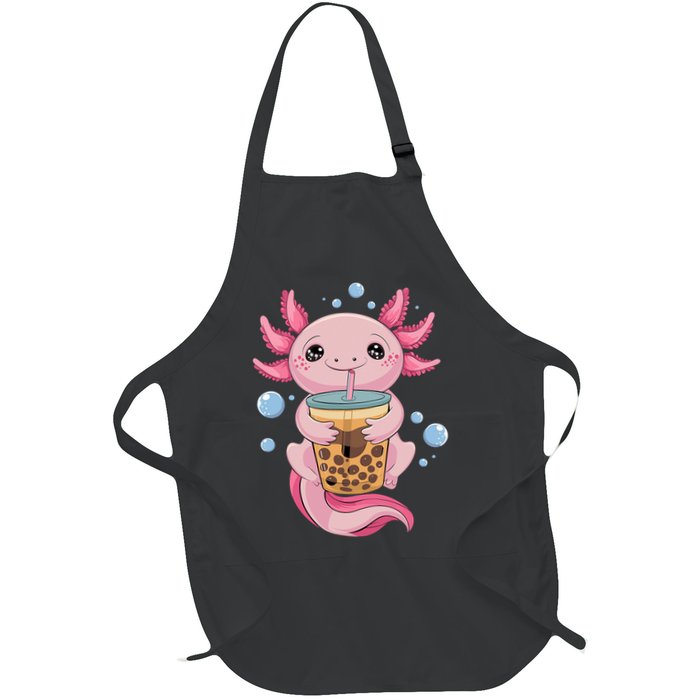 Axolotl Boba Tea Bubble Tea Kawaii Axolotl Apron