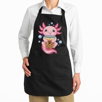 Axolotl Boba Tea Bubble Tea Kawaii Axolotl Apron