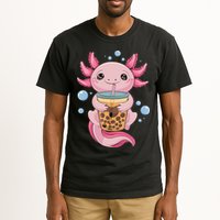 Axolotl Boba Tea Bubble Tea Kawaii Axolotl Tall T-Shirt