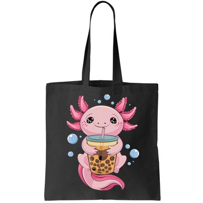 Axolotl Boba Tea Bubble Tea Kawaii Axolotl Bag