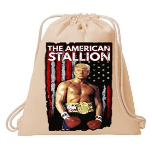 America Boxer Trump Rocky Trump Meme Trump 2024 Drawstring Bag