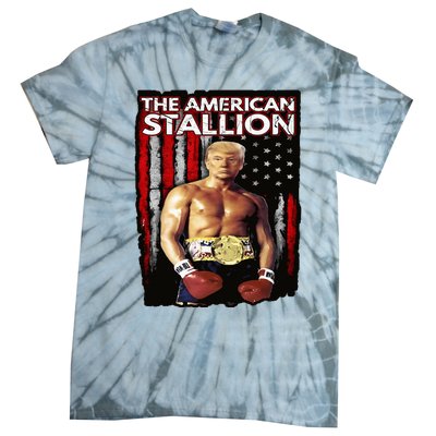 America Boxer Trump Rocky Trump Meme Trump 2024 Tie-Dye T-Shirt