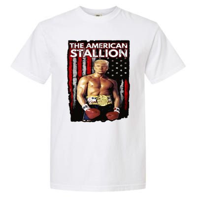 America Boxer Trump Rocky Trump Meme Trump 2024 Garment-Dyed Heavyweight T-Shirt