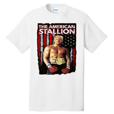 America Boxer Trump Rocky Trump Meme Trump 2024 Tall T-Shirt