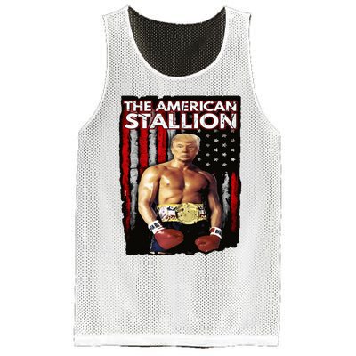 America Boxer Trump Rocky Trump Meme Trump 2024 Mesh Reversible Basketball Jersey Tank