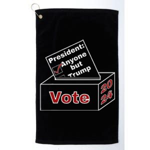 Anyone But Trump 2024 Platinum Collection Golf Towel