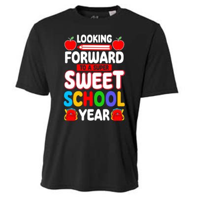 Amazing Back To School Gift Sweet School Teacher Cooling Performance Crew T-Shirt