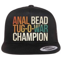Anal Bead Tug O War Champion Funny Saying Flatbill Hat