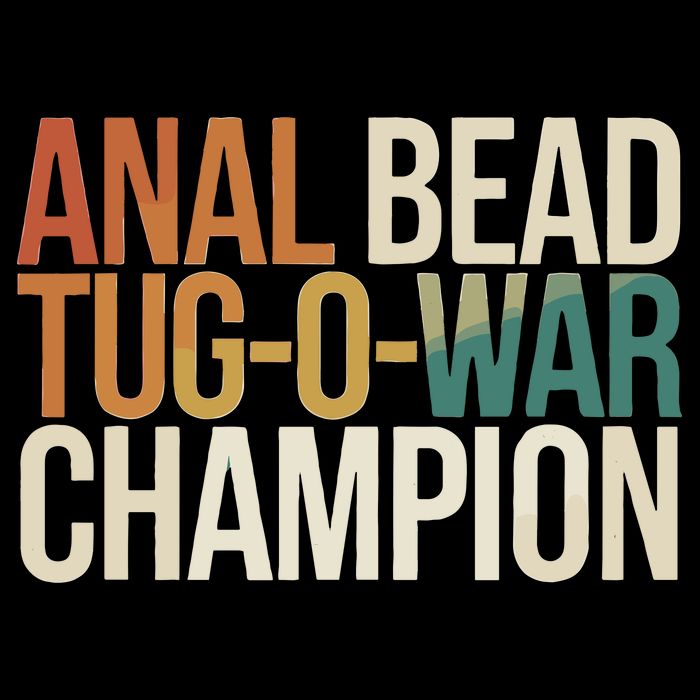 Anal Bead Tug O War Champion Funny Saying Flatbill Hat