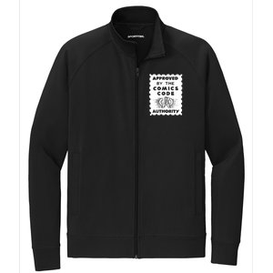 Approved By The Comics Code Authority Stretch Full-Zip Cadet Jacket