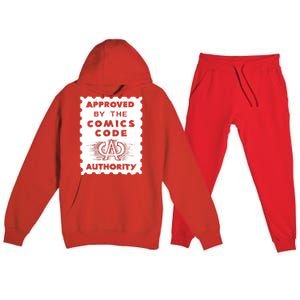 Approved By The Comics Code Authority Premium Hooded Sweatsuit Set