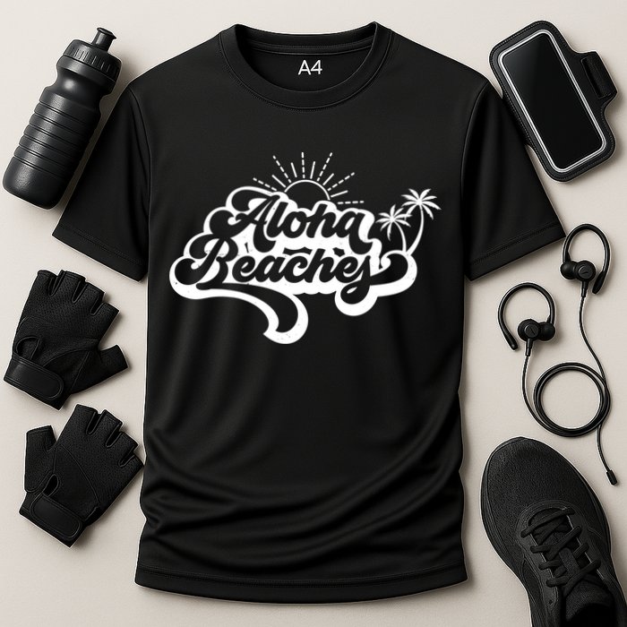 Aloha Beaches Tropical Vacation Performance Shirt