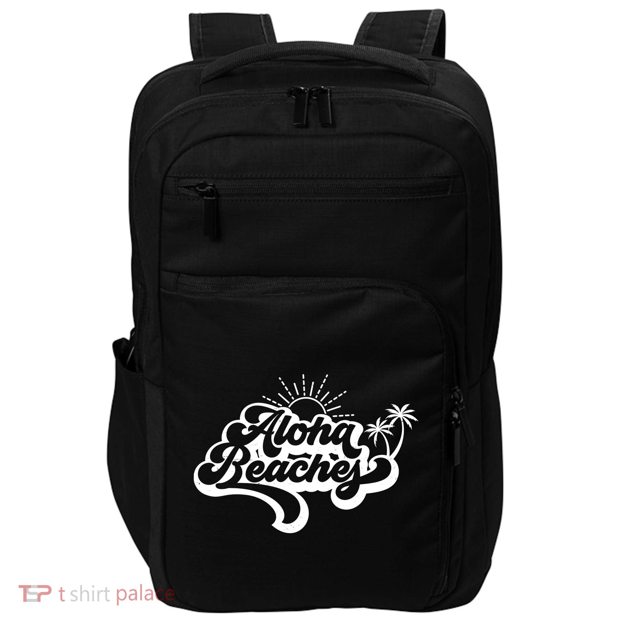 Aloha Beaches Tropical Vacation Impact Tech Backpack