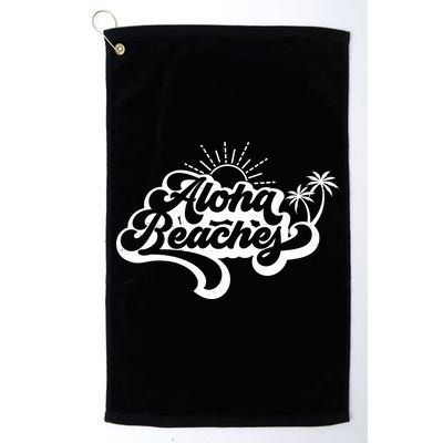 Aloha Beaches Tropical Vacation Golf Towel
