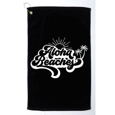 Aloha Beaches Tropical Vacation Platinum Collection Golf Towel