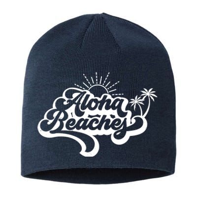 Aloha Beaches Tropical Vacation Sustainable Beanie