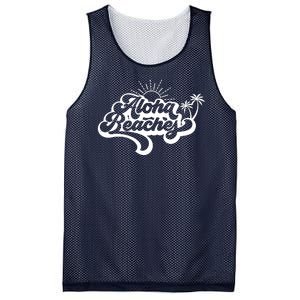 Aloha Beaches Tropical Vacation Mesh Reversible Basketball Jersey Tank