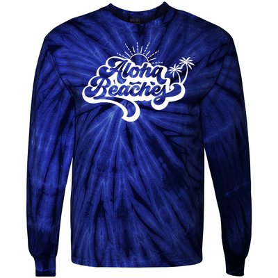 Aloha Beaches Tropical Vacation Tie-Dye Long Sleeve Shirt