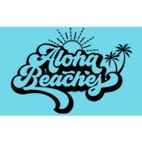 Aloha Beaches Tropical Vacation Bumper Sticker