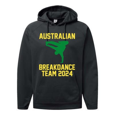 Australian Breakdance Team 2024 Funny Breakdancing Performance Fleece Hoodie