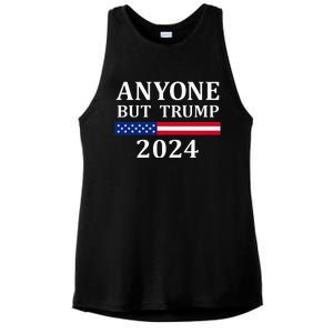 Anyone But Trump 2024 Presidential Campaign Style  Ladies PosiCharge Tri-Blend Wicking Tank