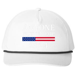 Anyone But Trump 2024 Presidential Campaign Style  Snapback Five-Panel Rope Hat